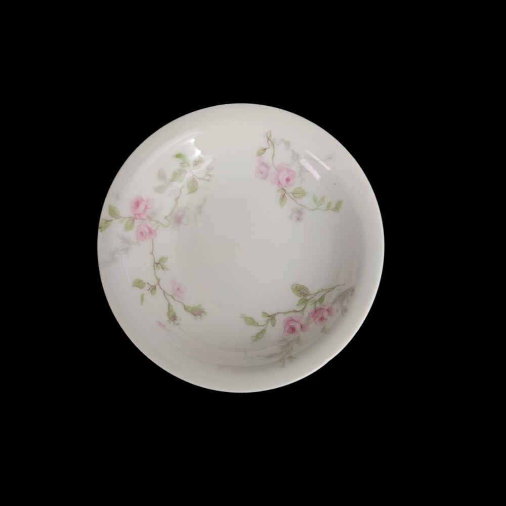 Theodore Haviland Limoges Pink Rose Sauce Bowls Set of 4 France Vintage